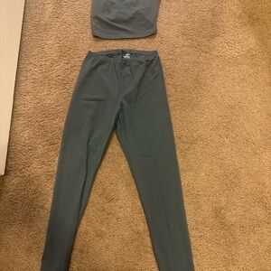 SKIMS deep sea ( grey-green) set